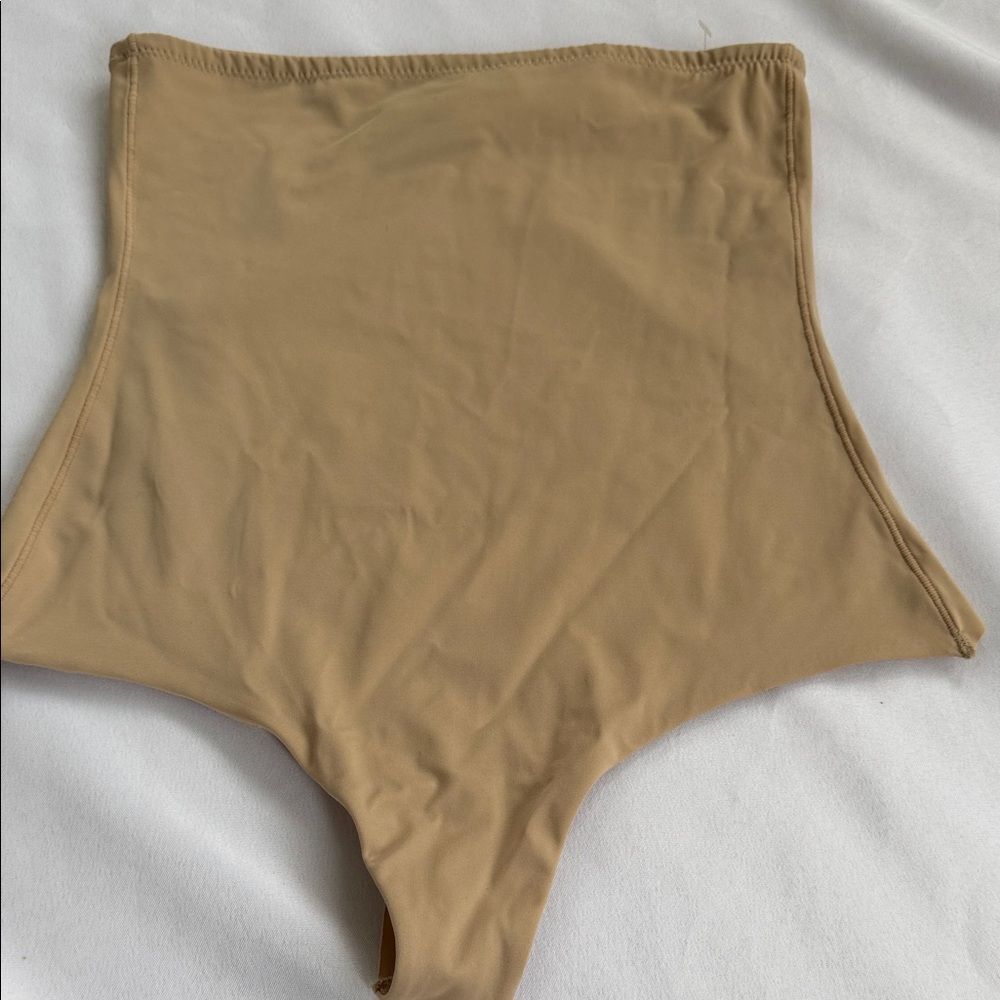 High-Waist Shaping Briefs — Tan Smooth Control